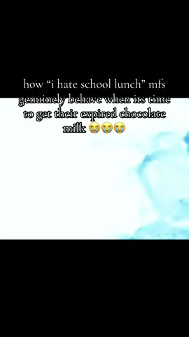 how “i hate school” mfs genuinely move when its lunch time 😭✌️ #schoollunch #meme #viral #fyp 