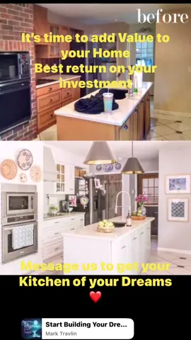 Let us build your dream kitchen the best investment he will make in your home. #fyp #foryou #kitchen #remodel @mauricio Quijada 