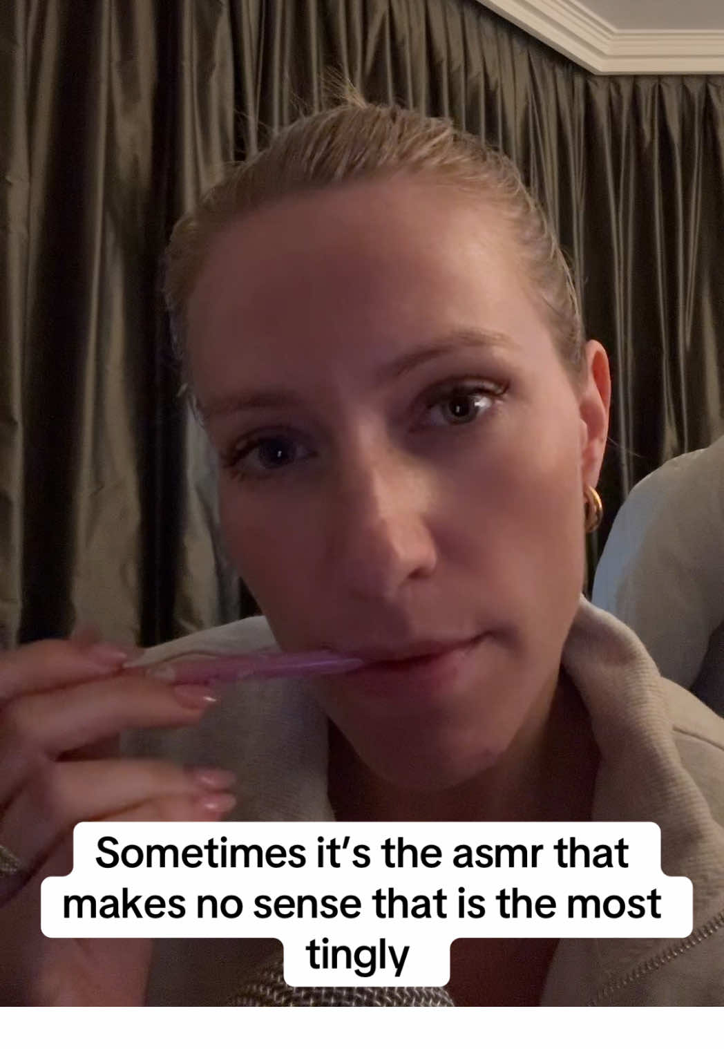 I just love that it’s a kids unicorn pencil and I have no idea what I’m doing with it on your face 😂  #asmr#viral#fyp#personalattentionasmr #mouthsoundsasmr 