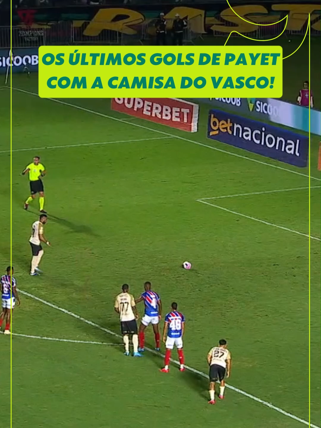 🔙🪄🇫🇷 No último Vasco x Bahia em São Januário, Payet marcou dois gols na vitória por 3 a 2. Foram os últimos gols do francês com a camisa do Vasco. As equipes se enfrentam hoje, às 19h30, em jogo atrasado da 16ª rodada do Brasileirão. #futebol #vasco #bahia #payet #brasileirão #ge