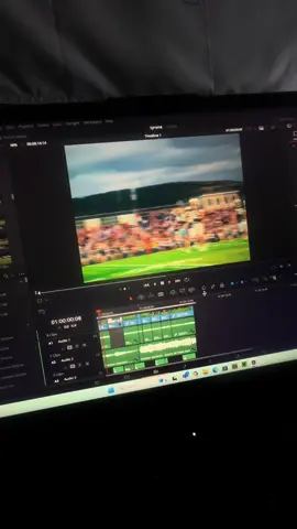 jk sports videographers…i will stay loyal to davinci resolve just wait til i get the studio version 😆  #sportsvideography #sportsvideographer #editing #fyp #footballedit 