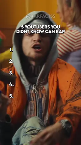 5 YouTubers you didnt know can rap #raptok #hiphop #rap #jamwayne #ishowspeed 