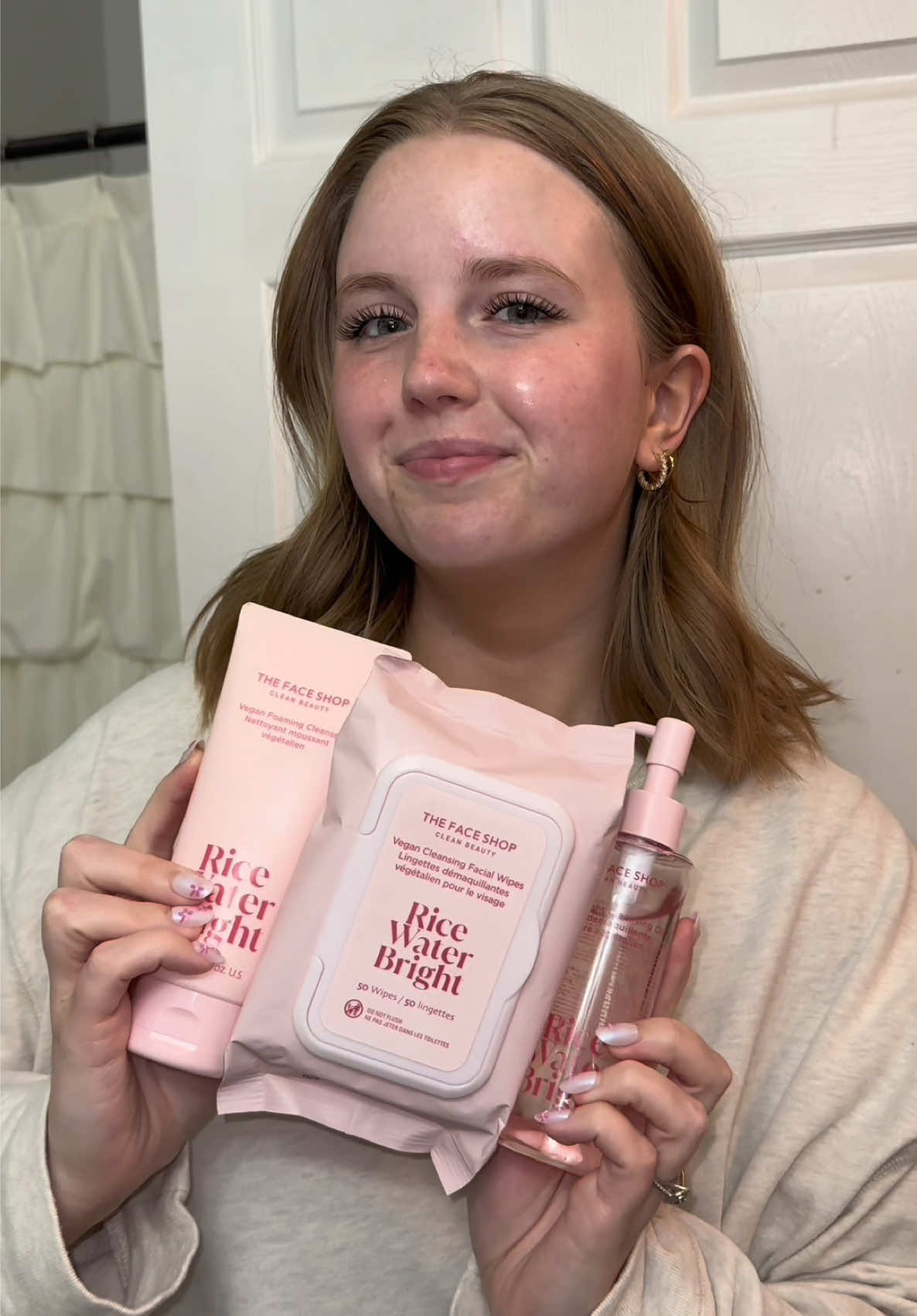 yall gotta go get your hands on this @The Face Shop US collection available now in stores and online at @target 🥰 ##thefaceshop #koreanskincare #ricewaterbright #gifted