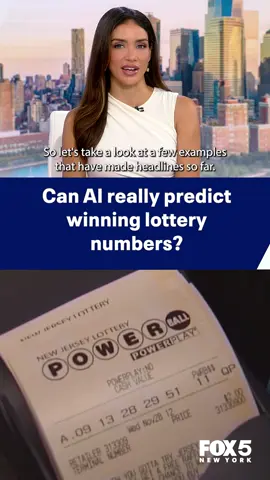 Would you use AI to predict winning lottery numbers? Let us know in the comments and don't forget to download the free FOX LOCAL app! @bianca.peters.tv #fox5newyork #newyorkcity #nyc #AI #lottery