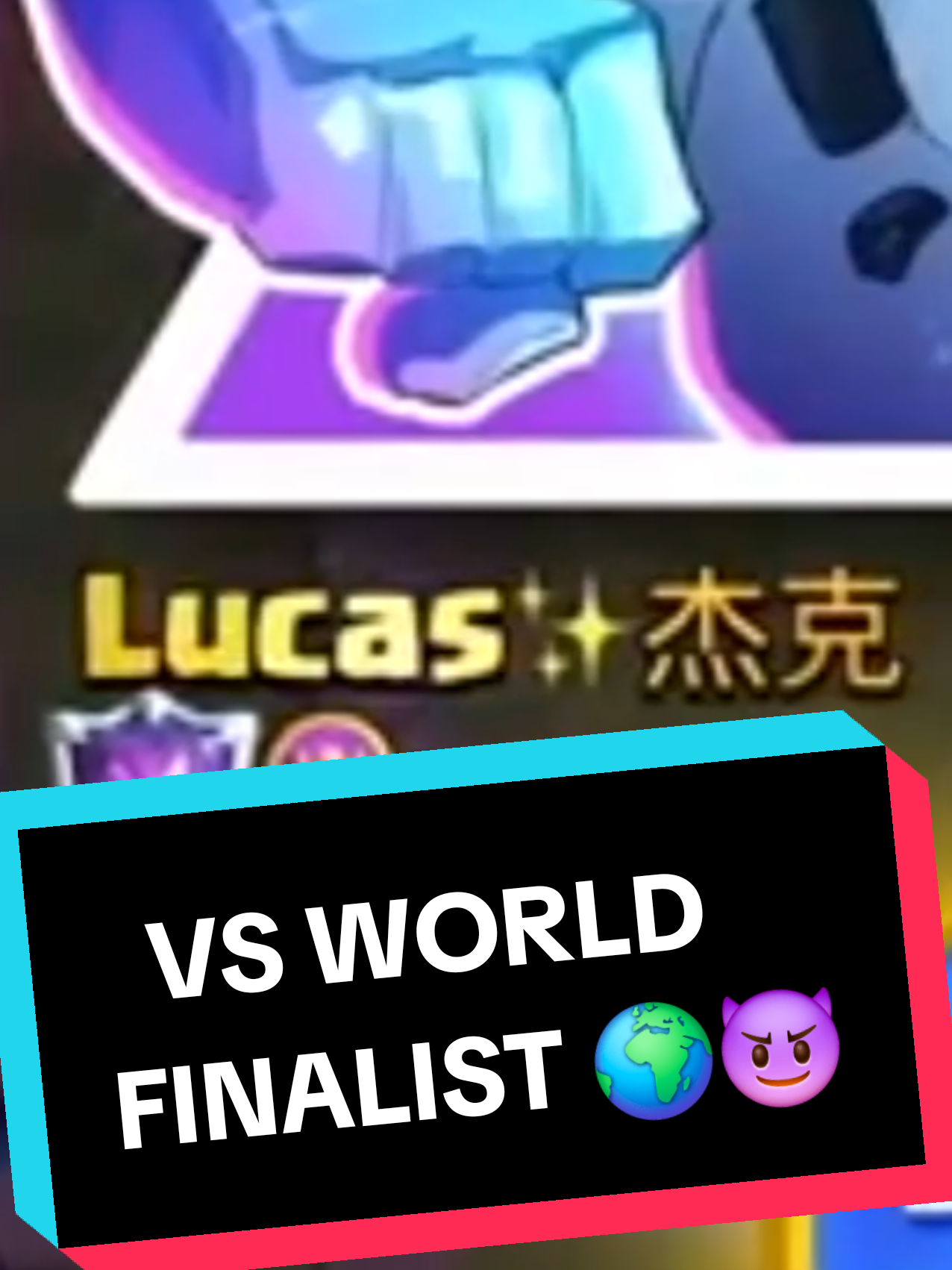 Vs. 2025 World Finalist 🫡 #supercell #clash #clashroyale #clashroyalepro #clashroyalememes #tiktokgaming #fypシ 