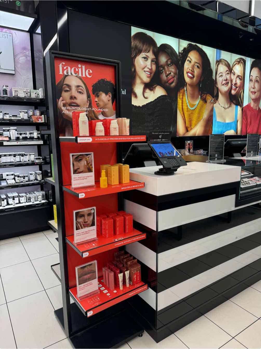 Big moment: Facile has landed on its own tower, nationwide. Find us at Sephora. 🤍 @sephora 