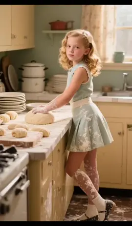 Secret recipe: fun & a little mess 🧁🍪 #retro #vintage #50s #retrovibes  #cookietime 