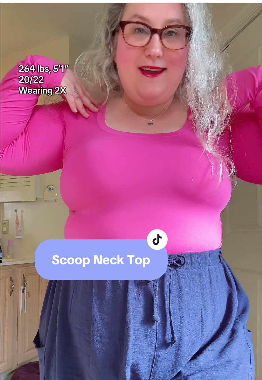 Trying on the viral Pumiey scoop neck long sleeve top 🖤 Double layer | Slim fit | Scoop neck | Multiple colors Wearing size 2X. What color are you going to grab? 😍 #plussizestyle #plussizetop #fallootd #wardrobestaples #fallfreshness 