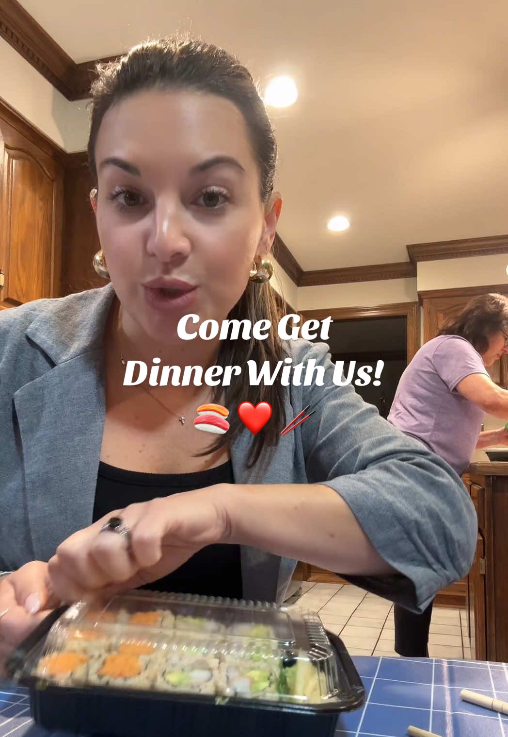 SUSHI TIME! 🍣 🥢 #dinner #thecarluccios 