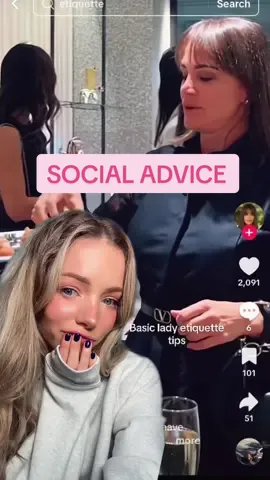Advice from Maman 🤍💡 if you don’t care about etiquette then don’t worry about this 🥹  #etiquette #etiquettetips #beautytips #antiagingtips #viralvideo 