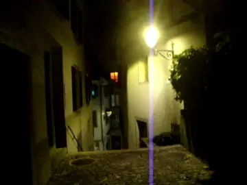 evening walk while waiting for my friend 