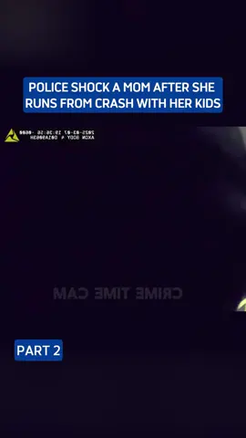 Police SHOCK a Mom After She Runs From Crash with Her Kids #cops #copsoftiktok #bodycam #police 