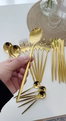 TALHERES DOURADO LUXO #tiktokshop #vendonline #comprinhas  @Vitrine Tiktok Shop  @Vitrine Tiktok Shop 