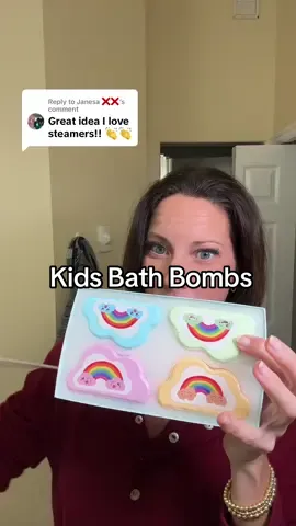 Replying to @Janesa ❌❌ you are all loving the Shower Steamers so much!! They have a kids version for the bath tub as well!! #giftideas #bathbomb #essentialoils #rainbow #tiktokshopcreatorpicks 