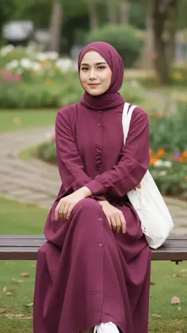 rekomendasi gamis dress wanita cewek remaja dewasa. Midi Dres Zasqia Muslim Wanita Wudhu dan Busui Friendly harga terjangkau #GamisCantik #gamiskekinian #gamis #gamislebaran2025 #gamislebaran 