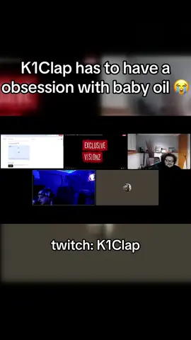 i swear clap is always talking about baby oil 😭 #clips #twitch #live #smallstreamer #k1clap #babyoil #diddy 