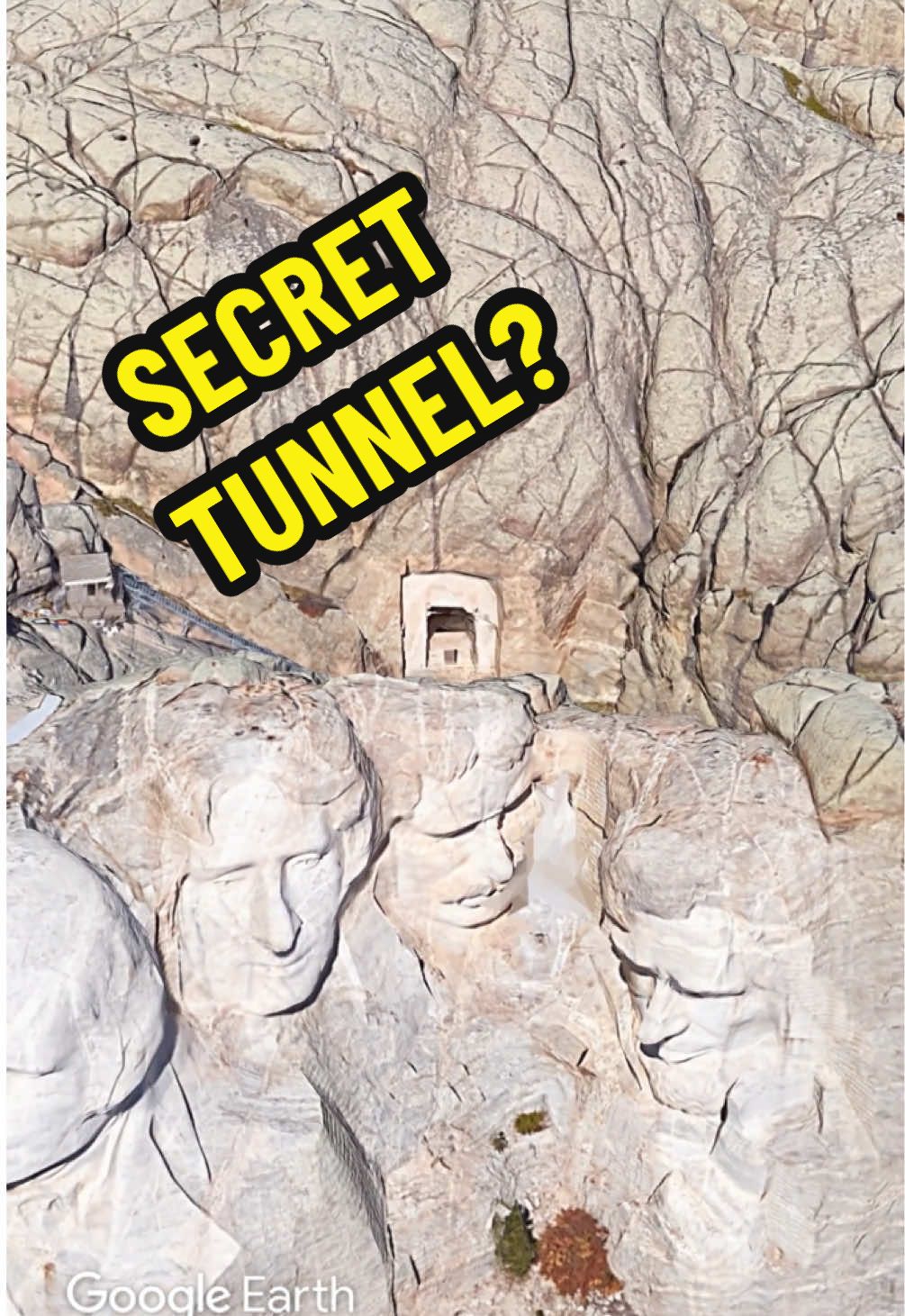 There is a secret tunnel behind mt Rushmore? #usa #travel #secret #mtrushmore #america 