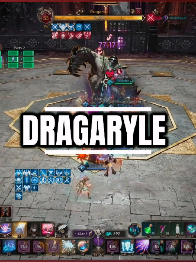 Dragaryle Raid Hard Mode #tlk #tulkaselfuerte #gameplays #throneandliberty #raid 