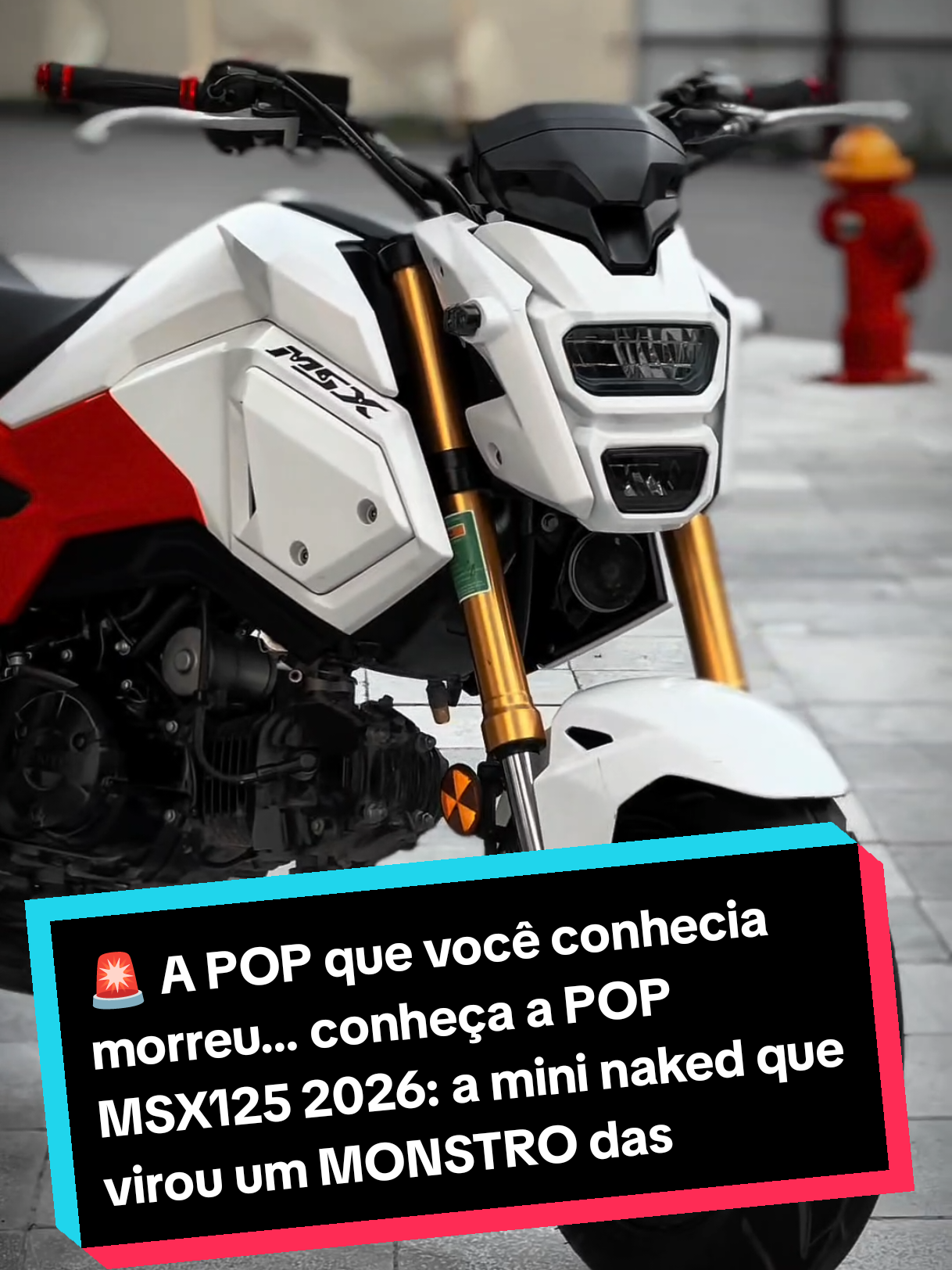 🚨 A POP que você conhecia morreu… conheça a POP MSX125 2026: a mini naked que virou um MONSTRO das ruas! 🚨 #pop #honda #msx125 #pop2026  #motos 