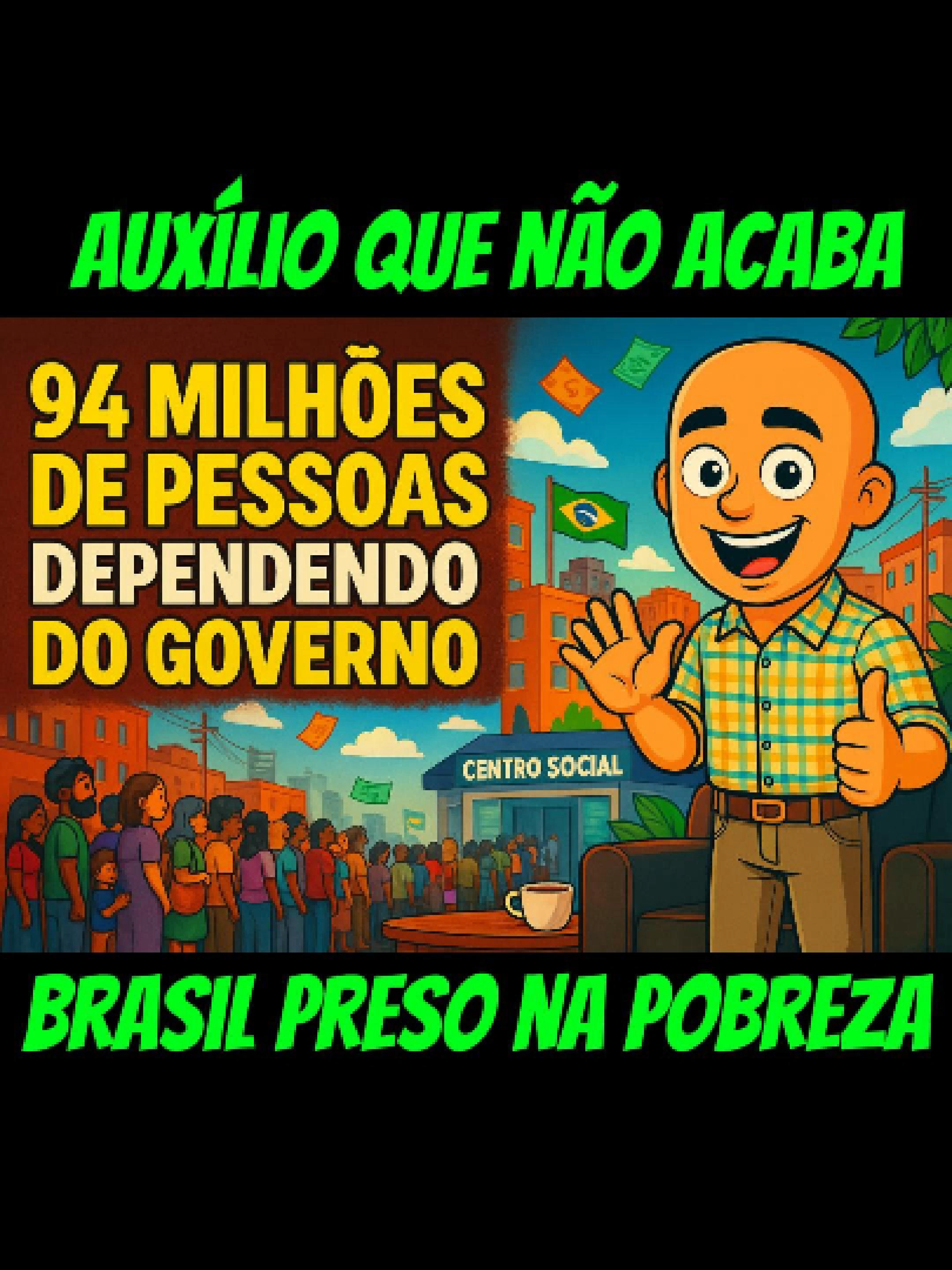 💥 Você sabia que 94 milhões de brasileiros dependem do governo? Isso é inclusão… ou dependência que nunca acaba? 🤔 📉 Enquanto nos EUA metade investe na Bolsa, aqui metade vive de auxílio. Descubra como conquistar sua independência financeira e sair dessa estatística! 🚀 🔥 Assista até o fim e entenda o que ninguém te conta sobre programas sociais e como eles podem prender você na pobreza. educação financeira  investimentos  bolsa de valores  independência  renda extra  economia  riqueza  finanças pessoais  planejamento  dinheiro  poupança  empreendedorismo  liberdade financeira  orçamento  inflação  juros  mercado  patrimônio  estratégia  diversificação 📲 Comente: você acha que isso é inclusão ou dependência? 👉 Siga para aprender a multiplicar seu dinheiro e proteger seu futuro! #EducacaoFinanceira #IndependenciaFinanceira #BolsaFamilia