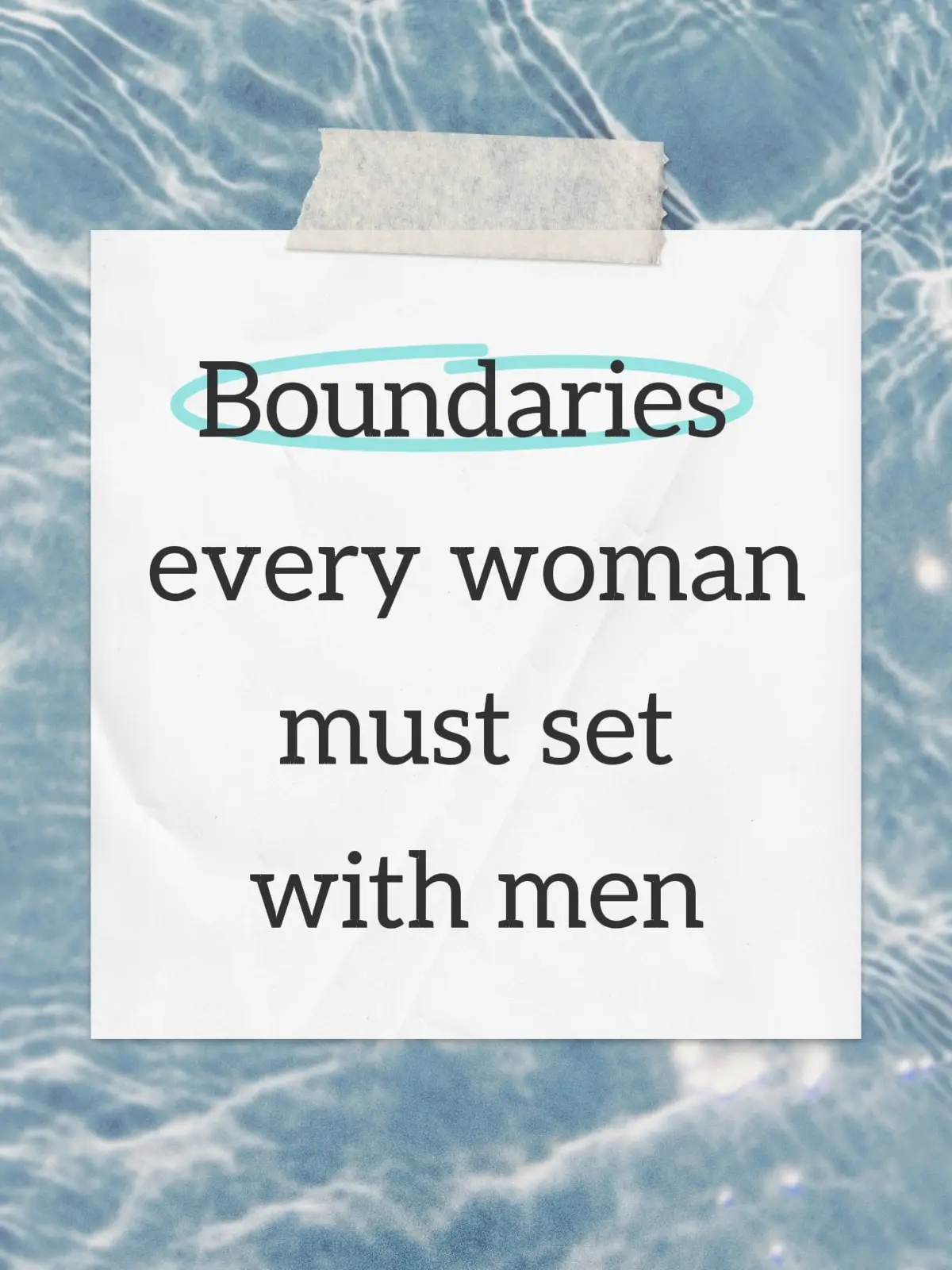 Sis, one thing about boundaries—they’re not about pushing men away, they’re about teaching them how to treat you. 🚫✨ If you don’t set clear boundaries, you’ll end up drained, disrespected, and wondering why you’re never truly happy in your relationships. The truth is, a man who loves you will respect your boundaries, not test them. Setting boundaries looks like saying no when you mean no, refusing to accept the bare minimum, and protecting your peace at all costs. 💕 Boundaries are love letters to yourself - they show the world what you will and will not tolerate. Remember: if he gets angry because you set boundaries, he was never planning to respect you in the first place. Protect your heart, protect your energy, and never apologize for having standards. 🌸 #fyppppppppppppppppppppppp #DatingAdvice #FeminineCare #softgirl #creatorsearchinsights 