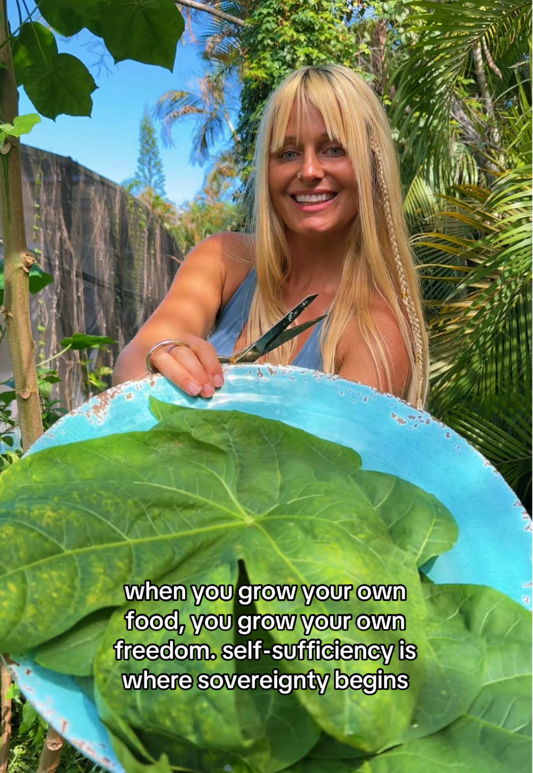 this is where sovereignty begins 🌎🌱#freedom #food #garden #sovereignty #selfsufficient 
