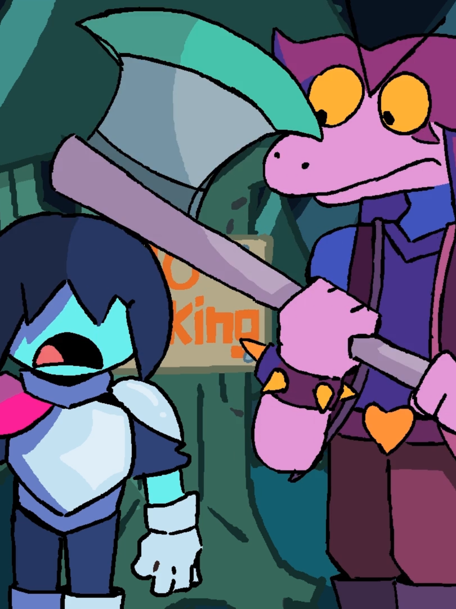 Animation by Tiltro, Sounds by StaggerNight #deltarune #undertale #susiedeltarune #ralsei #animated #cartoon #staggernight #animation