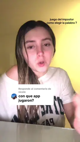 Respuesta a @nicole cómo jugar al juego del impostor app 