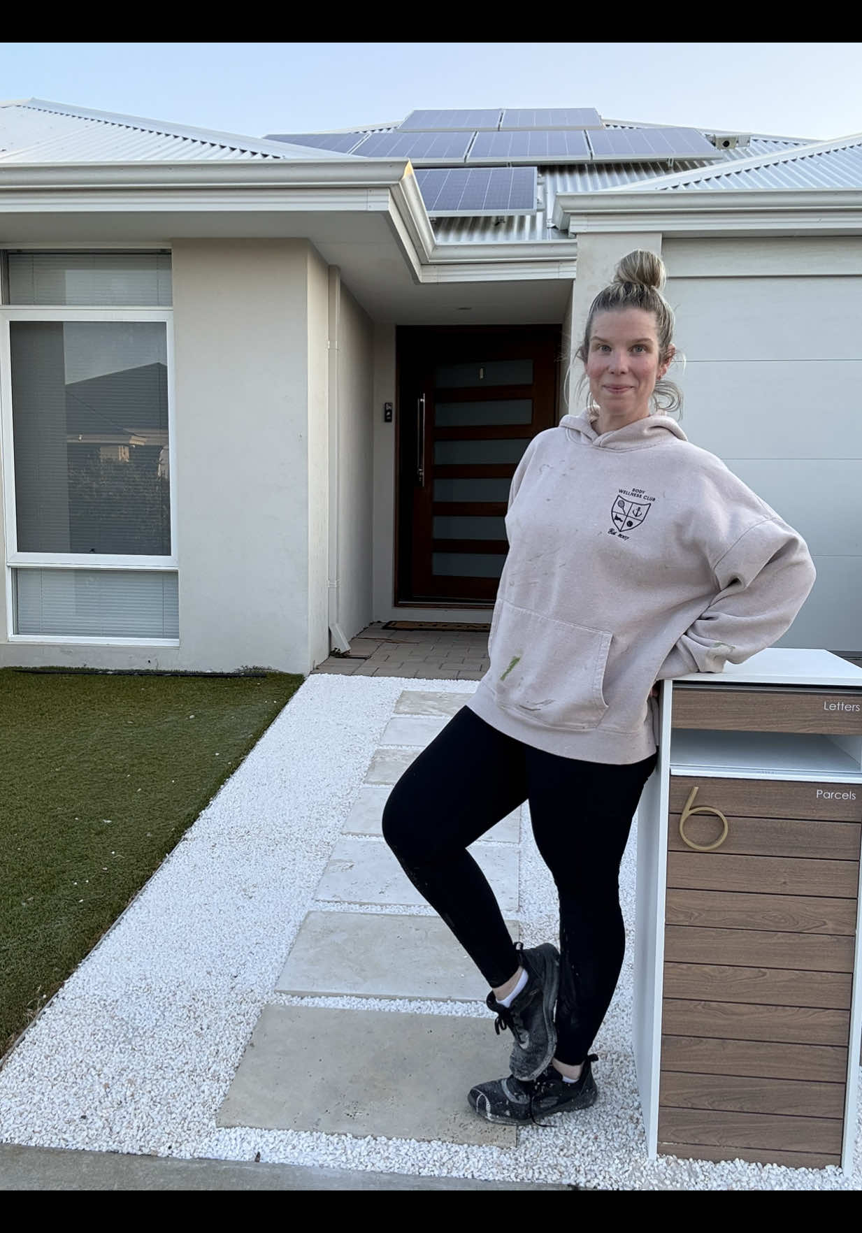 Entry upgrade #pebbleglue #rockglue #Mulchglue #Parcelletterbox