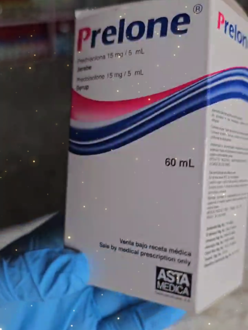 Prelone (prednisolona) #asmabronquialcronica #alergicos #prednisolone #alergiasdermatologicas 
