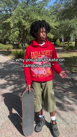 My college campus is unskatable 🛹#jalenthedictator #skate4 #authenticity #skateboard #worlddomination 
