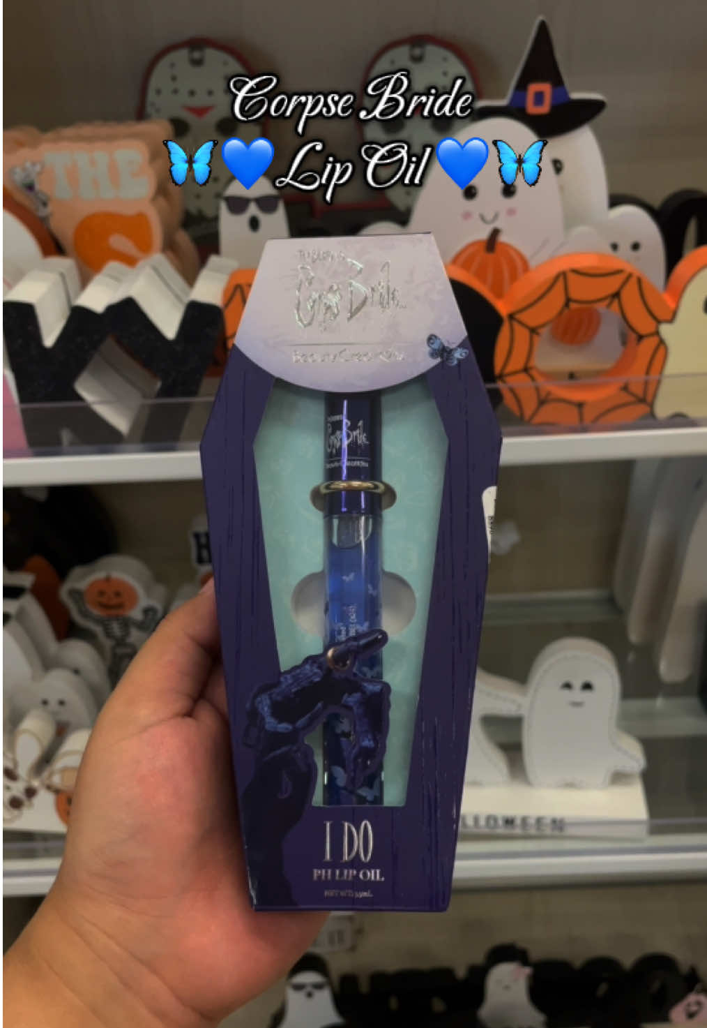 The ring 🥹💙🦋 @Marshalls  @Beauty Creations Cosmetics  #corpsebride #corpsebrideedit #TimBurton #fyp 