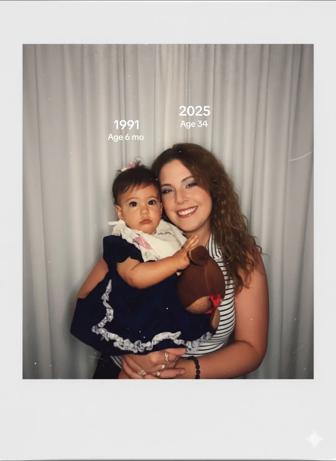 This trend was just too cute to pass up! Seeing myself now next to little me is weird but also really cool! We may have been through a lot baby girl, but we are still the same happy, fun-loving, creative person! ❤️ 