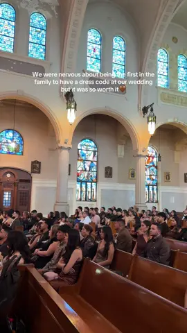 Everyone looked so stunning—- Dress code: shades of brown dresses and guys dark colors avoiding beige 🤎👰🏻‍♀️🤵🏻‍♂️🫶🏻🥹😍 my anxiety over coming off as a bridezilla was so worth it!!! #wedding #drrsscode #browns #fall #codigodevestimenta 
