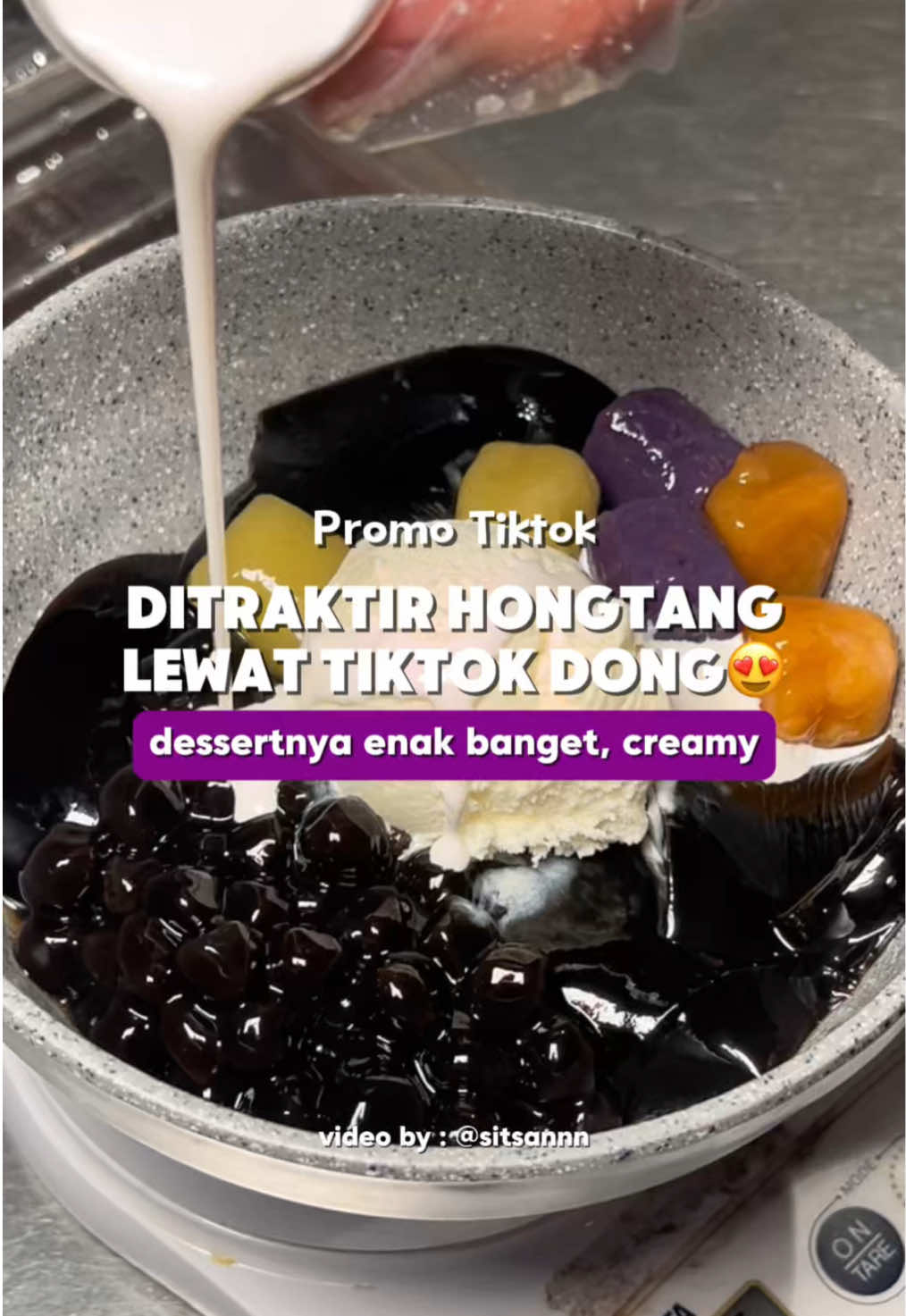 Eps 572. Kapan lagi coba bisa ditraktir hongtang si healthy dessert viral ini🥳🤤 #hongtang #nexentertainment #nexent #promomakangajian #promoseruweekend 