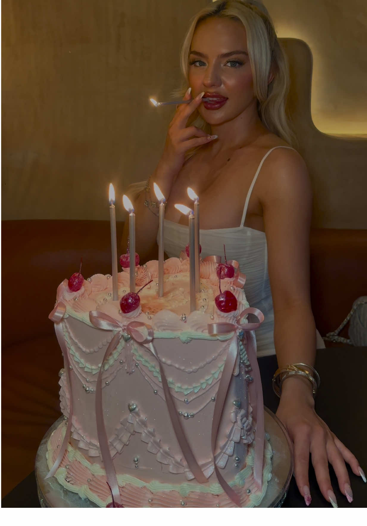 Happy birthday to me 💕 xoxo Stassie @dessertsnstuff.co #blonde #OOTD #fyp #fashiontok 