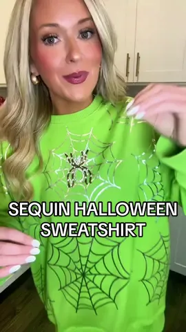 The cutest Halloween sweatshirt!!! Limited stock!!! #halloween #halloweensweatshirt #sparkles #girly #teacheroutfit 