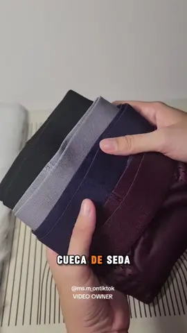 #tiktokshop cueca de seda térmica 
