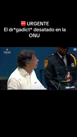🚨Increíble escuchar a este señor desatado en la ONU… No entiendo cómo le pagan el micrófono #ONU #estadosunidos #colombia #nomaspetro 