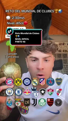 PARTE 48 / RETO DEL MUNDIAL DE CLUBES🏆🌏 NIVEL DIFÍCIL🔴 #reto #mundialdeclubes #nivel #dificil 
