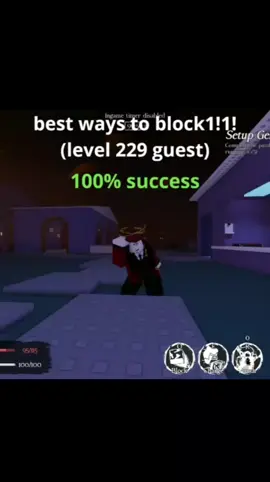 best ways to block (level 229 Guest tips).  credits:@THINGZX0 on YT #forsakenroblox #guest1337forsaken #robloxfyp #blocks #forsakenfyp 