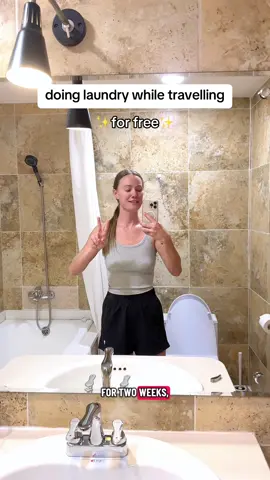 Ok but did you see how dirty the water was 😅 #travelhack #traveltips #travelhacks 