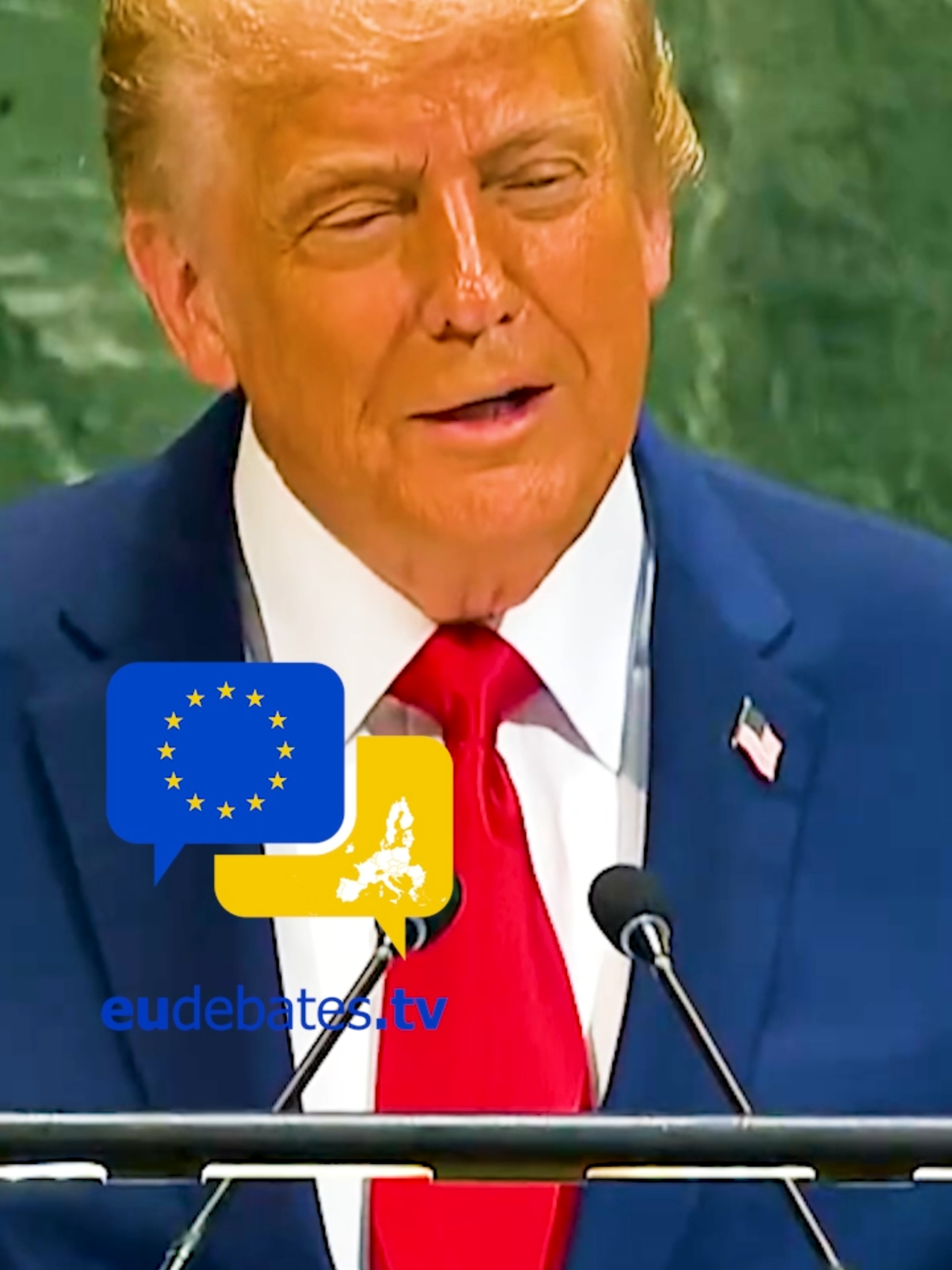 Trump Roasts Teleprompter Operator at UN: 'You're in Big Trouble!' 🤯 Then Speaks from the Heart!  A technical glitch turned into a viral moment at the 80th United Nations General Assembly in New York as President Donald Trump boldly ditched his teleprompter. With classic Trump flair, he joked that “whoever is operating this teleprompter is in big trouble”—before delivering an unscripted, heartfelt speech to world leaders. Watch the moment that shocked the room and showed Trump in full command, no script needed.   #eudebates the unique initiative aiming to promote debate, dialogue, knowledge, participation and communication among citizens. #Trump #UNGA80 #TrumpSpeech #TrumpAtUN #NoTeleprompter #TrumpLive #UnitedNations #TrumpJokes #TrumpRoast #OffScript #Trump2025 #UN2025 #TrumpReturns #USA #WorldPolitics #TrumpViral #FromTheHeart #MAGA #TrumpUnplugged #TrumpStyle #GlobalStage #TeleprompterFail #TrumpUnsensored #UNAssembly