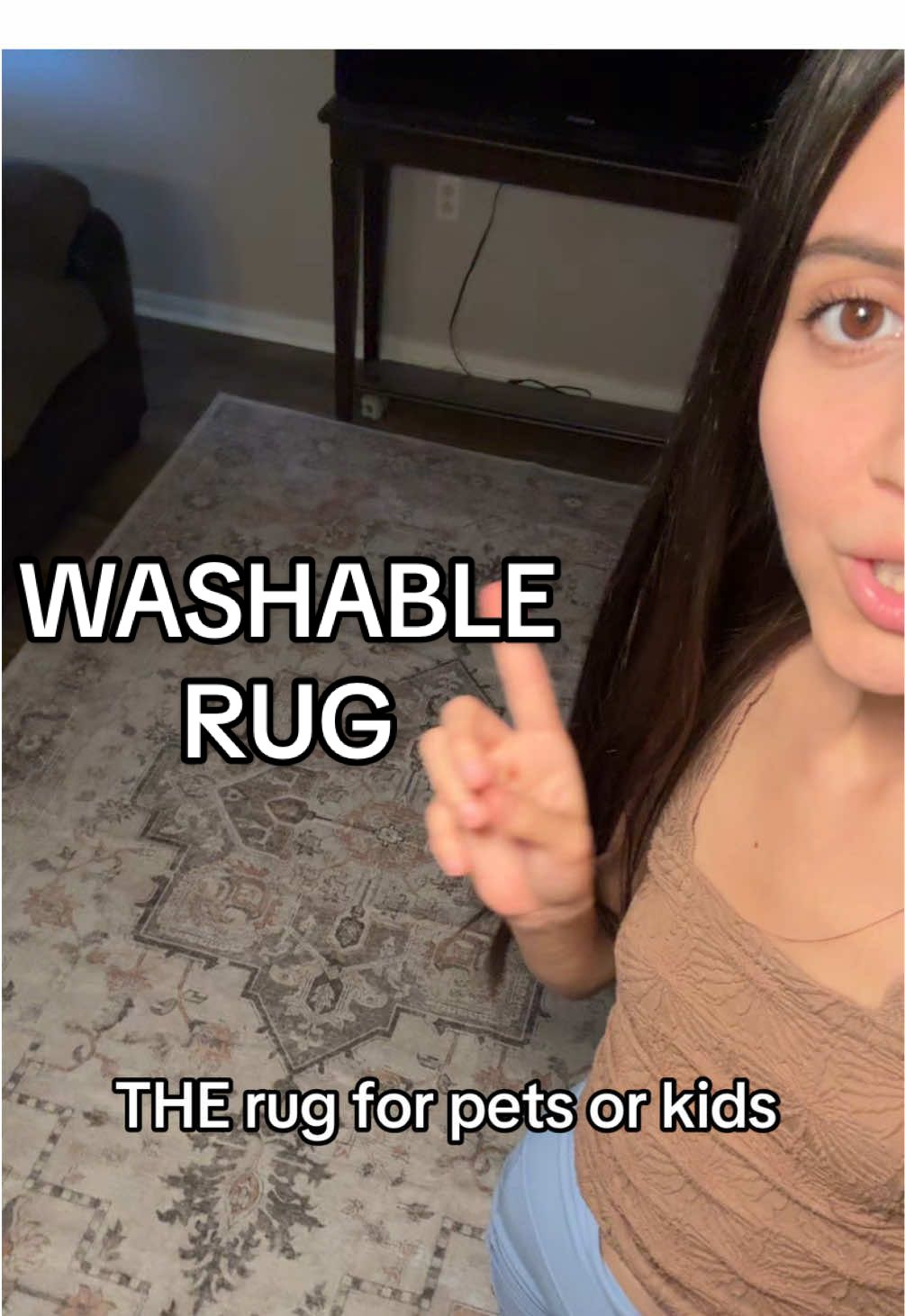 This rug checks all of the boxes!  #cleaning #Rugs 