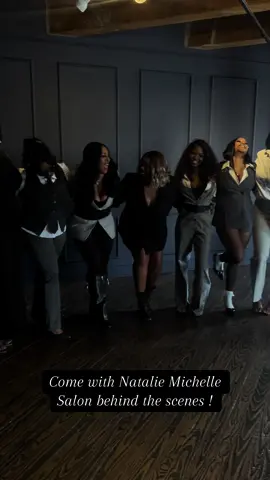 Besties this photoshoot was one for the books ! Happy 1yr Anniversary to us 🥂🎊🎉🥳 #salonowner #houstonstylist #hairstylistsoftiktok #hairstylist #tiktokpartner 