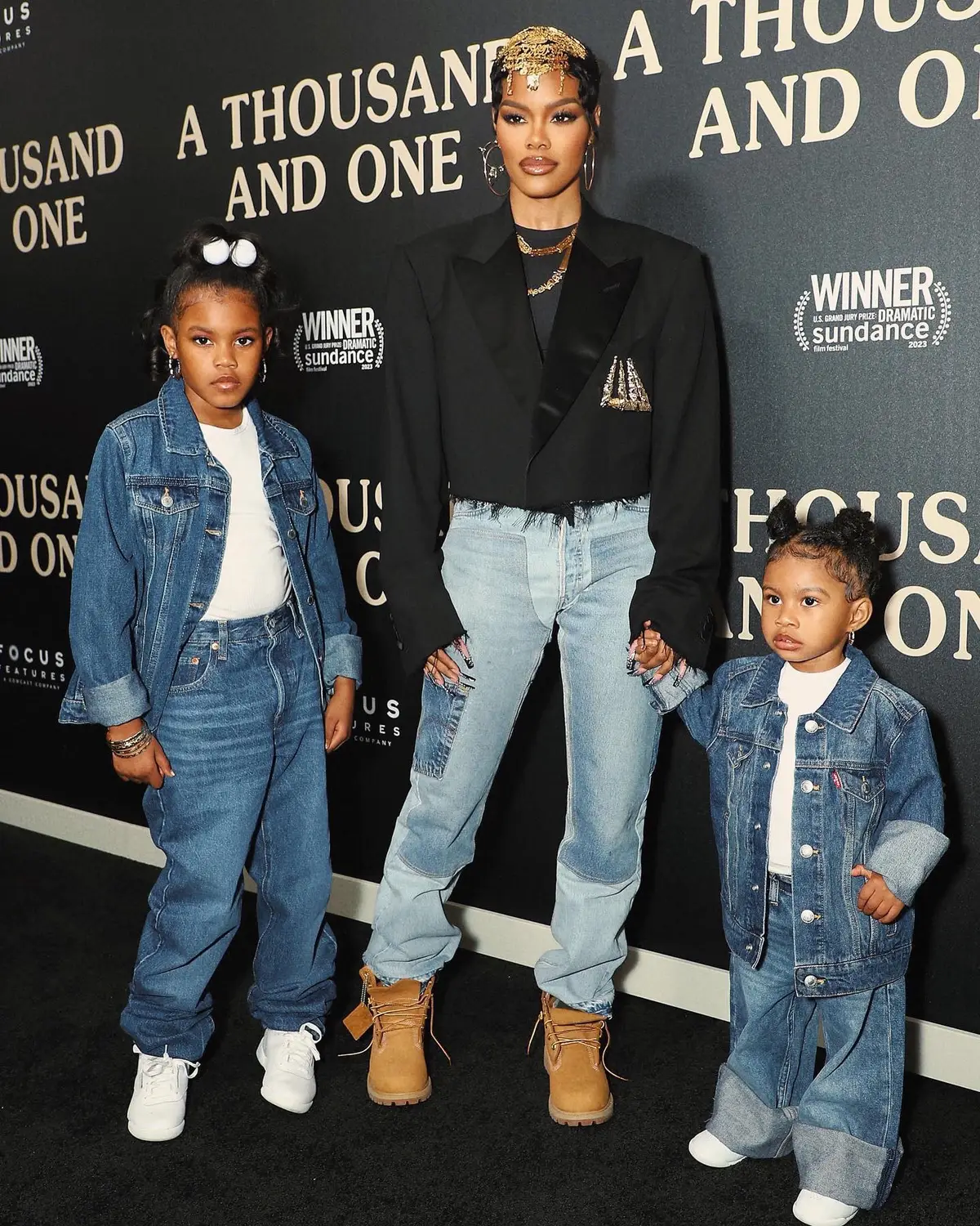 A Thousand And One Red Carpet Premiere in NYC 2023 🌹🌹🌹 #teyanataylor #junieshumpert #rueroseshumpert 