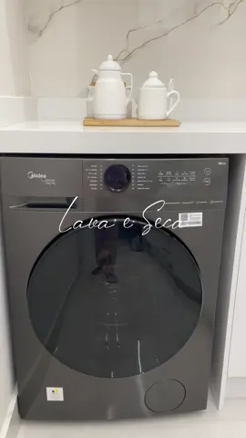 LAVA E SECA MIDEA 🛍️ #lavaeseca #midea #casa #apartamento 