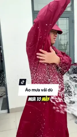 Áo mưa bít vải dù#aomua #aomuabit #dogiadung 