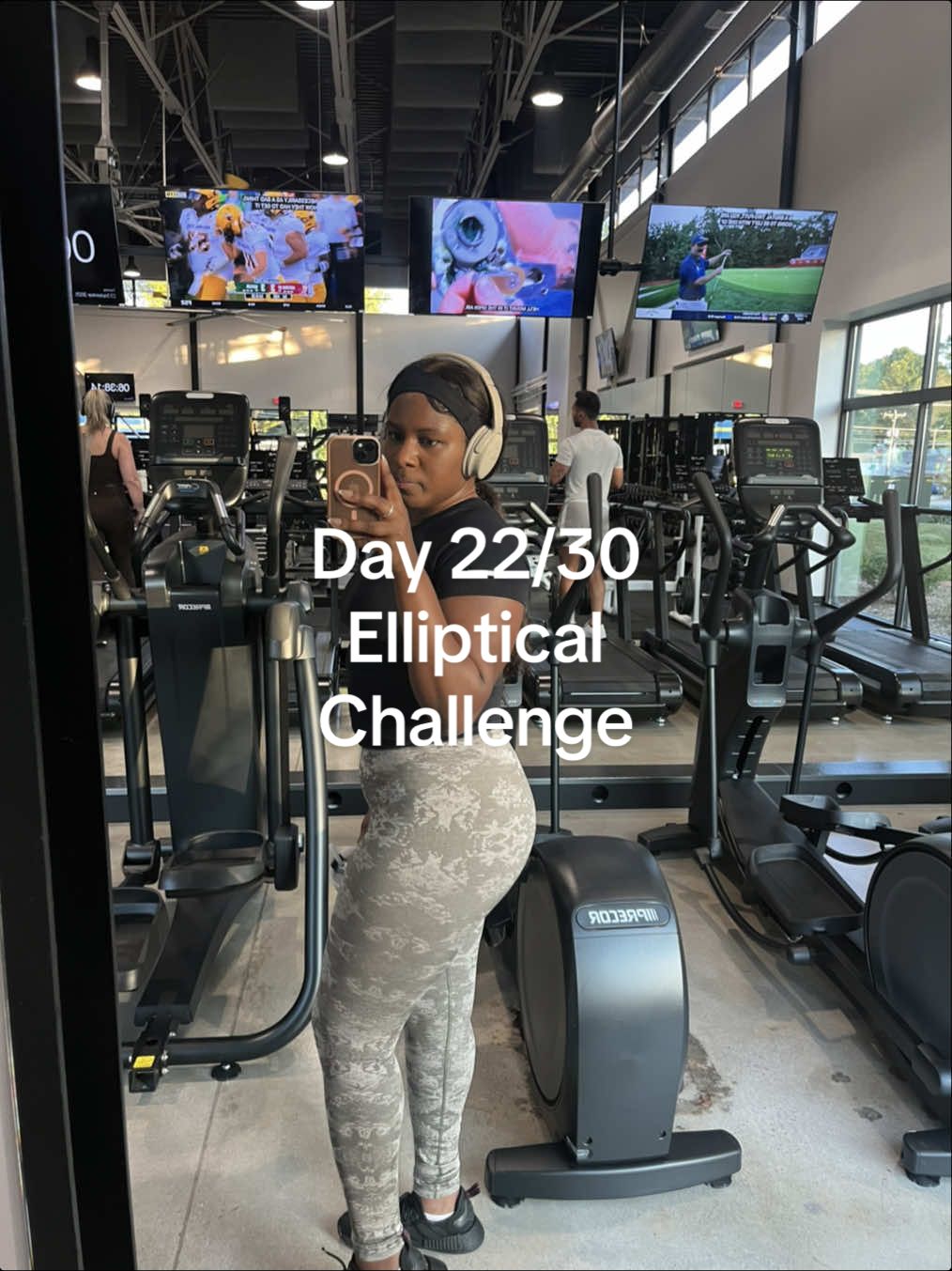Almost at the finish line! #elliptical #fitnesschallenge #workout #cardio 