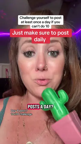 You don’t have to do 10 posts you can do one post three post or even five post pick a number that works for you and just be consistent show up daily. That’s the point of this challenge. #over40creators #consitencyiskey #10x10challenge #creatorsover40 